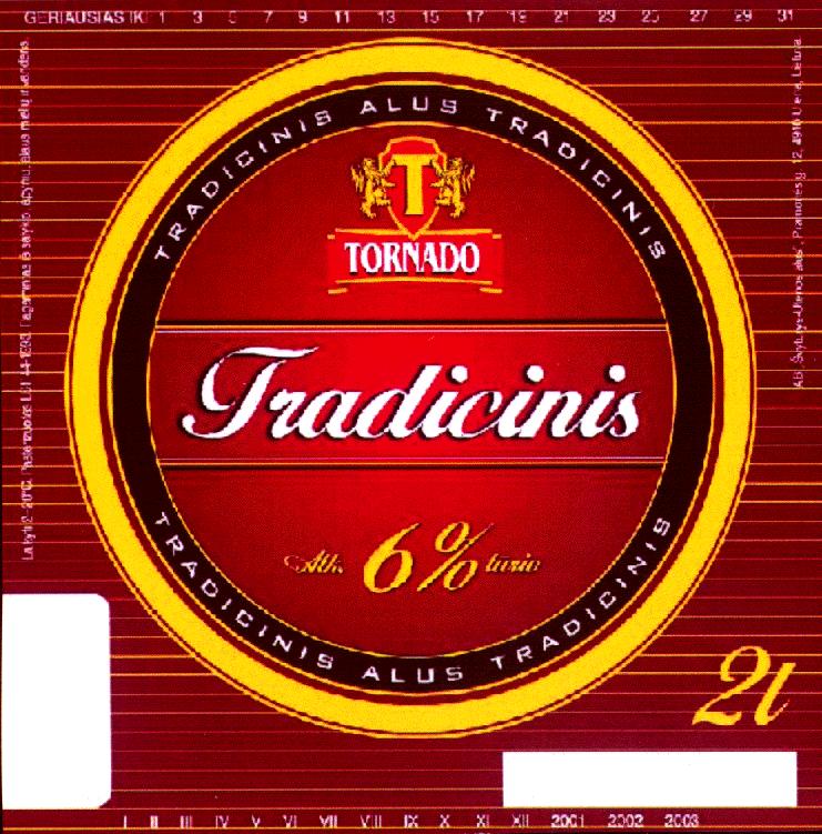 Prekės ženklas: TORNADO Tradicinis